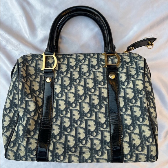 🚨🚨SOLD🚨🚨Dior Navy Trotter Boston Bag - Picture 11 of 14